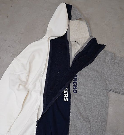 【Mountain Research】マウンテンリサーチ 4 Zip Parka ”White×Navy×Gray”