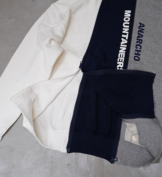 【Mountain Research】マウンテンリサーチ 4 Zip Parka ”White×Navy×Gray”