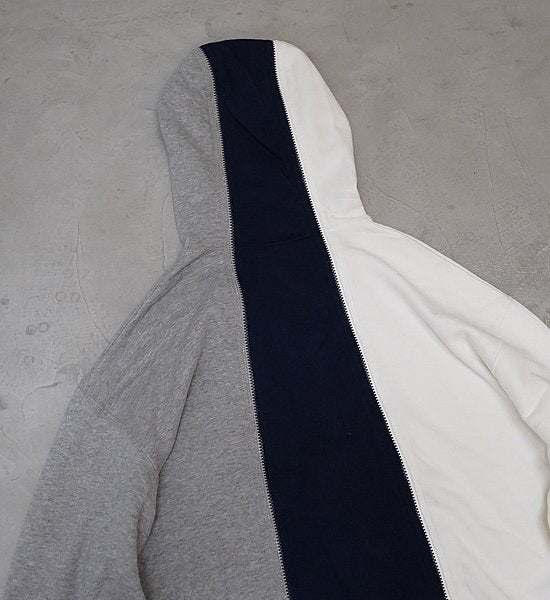 【Mountain Research】マウンテンリサーチ 4 Zip Parka ”White×Navy×Gray”