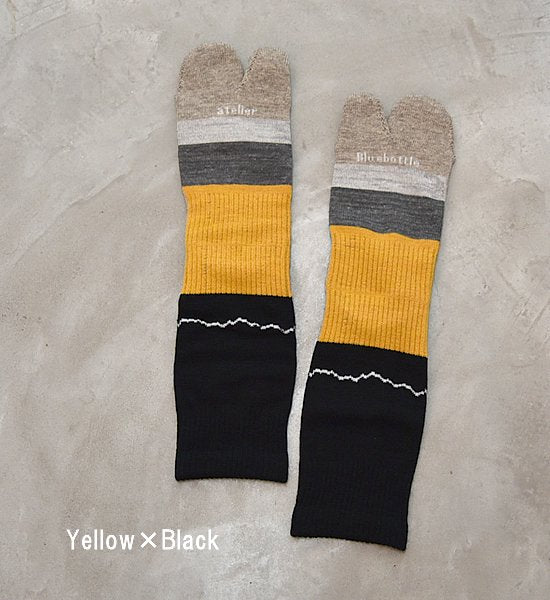 【atelier Blue bottle】アトリエブルーボトル Hiker's Socks Striped "6Color" ※ネコポス可