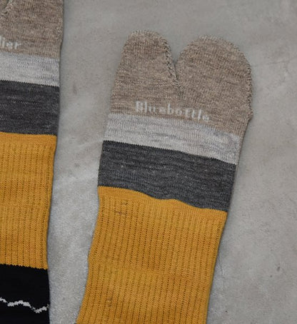 【atelier Blue bottle】アトリエブルーボトル Hiker's Socks Striped "6Color" ※ネコポス可