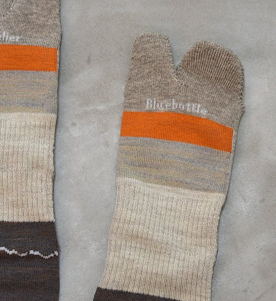 【atelier Blue bottle】アトリエブルーボトル Hiker's Socks Striped "6Color" ※ネコポス可