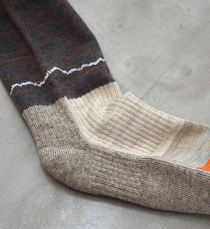 【atelier Blue bottle】アトリエブルーボトル Hiker's Socks Striped "6Color" ※ネコポス可