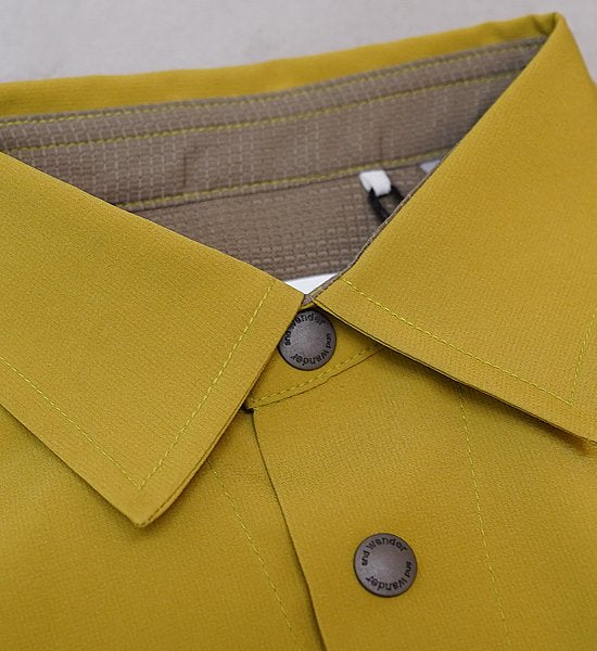 【and wander】アンドワンダー men's tech short sleeve shirt "2Color"