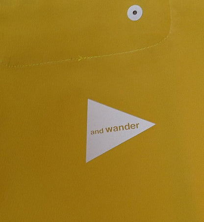 【and wander】アンドワンダー men's tech short sleeve shirt "2Color"