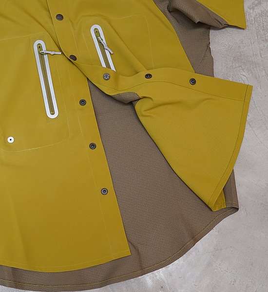 【and wander】アンドワンダー men's tech short sleeve shirt "2Color"