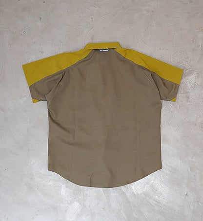 【and wander】アンドワンダー men's tech short sleeve shirt "2Color"