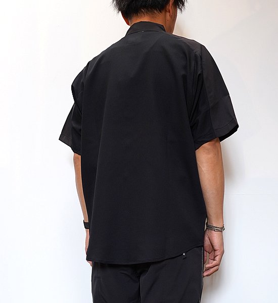 【and wander】アンドワンダー men's tech short sleeve shirt "2Color"