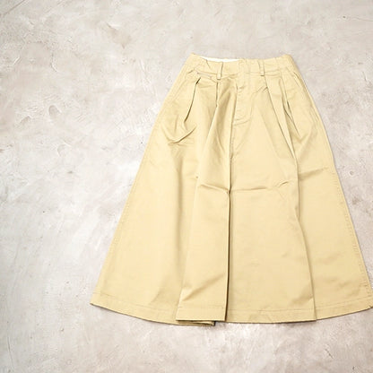 【nanamica】ナナミカ women's Chino Skirt "Khaki"