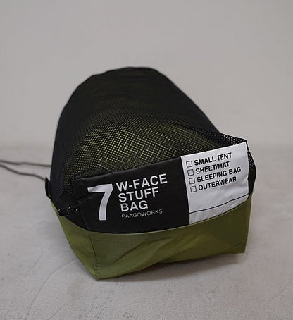 【PaaGo WORKS】パーゴワークス W-Face Stuffbag 7 "3Color"