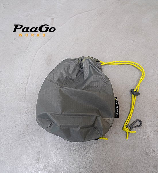 【PaaGo WORKS】パーゴワークス W-Face Stuff Bag 1 "Gray" ※ネコポス可