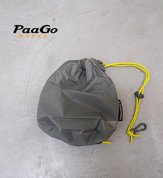 【PaaGo WORKS】パーゴワークス W-Face Stuff Bag 1 "Gray" ※ネコポス可