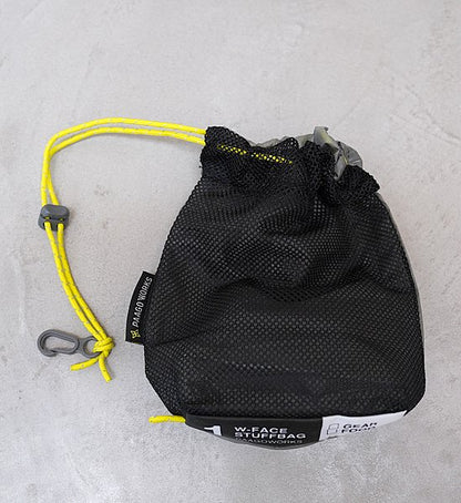 【PaaGo WORKS】パーゴワークス W-Face Stuff Bag 1 "Gray" ※ネコポス可