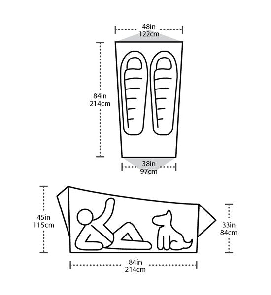 【Big Agnes】ビッグアグネス Scout 2 Platinum "Gray"
