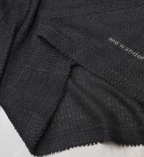 【and wander】アンドワンダー men's alpha direct hoodie 2 "2Color"
