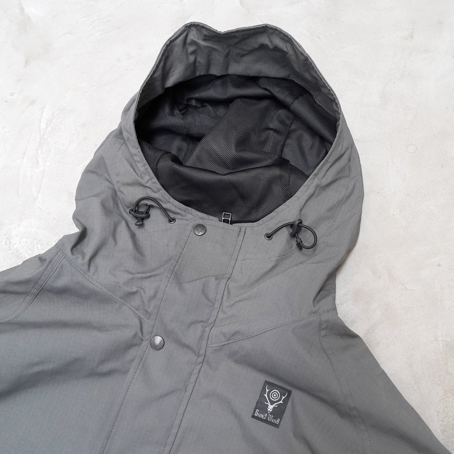 【South2 West8】サウスツーウエストエイト men's River Trek Utility Jacket-C/MO Ripstop "Gray"