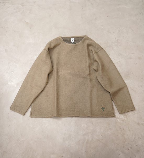 【South2 West8】サウスツーウエストエイト men's S.S. Crew Neck Shirt-Boiled Jersey "2Color"