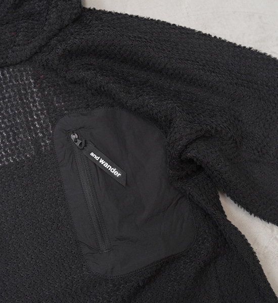 【and wander】アンドワンダー men's alpha direct hoodie 2 "2Color"