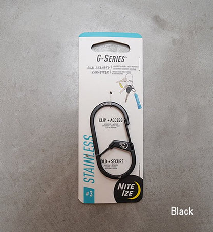 【NITE IZE】ナイトアイズ G Carabiner #3 "2Color" ※ネコポス可