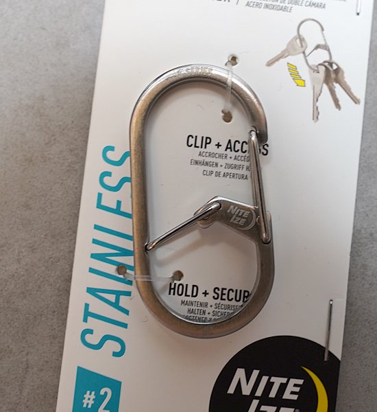 【NITE IZE】ナイトアイズ G Carabiner #2 "2Color" ※ネコポス可
