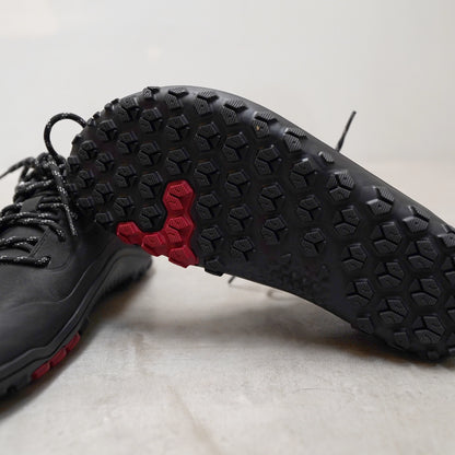 【VIVOBAREFOOT】ヴィヴォ ベアフット women's Tracker Leather Low "Obsidian"