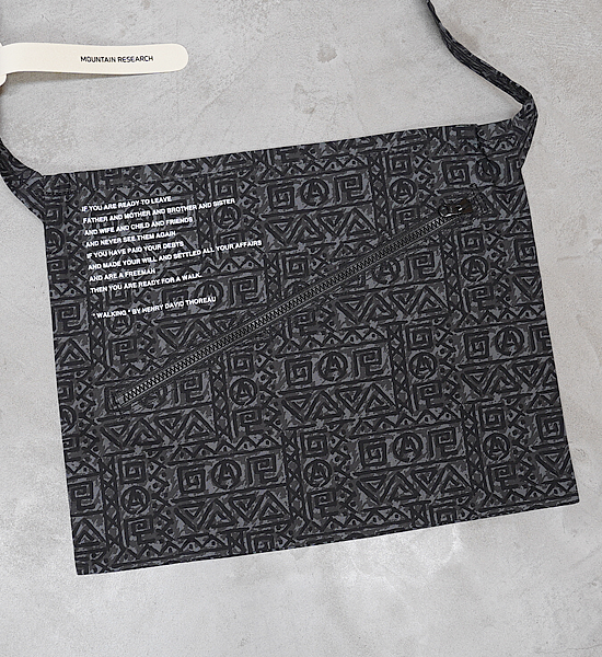 【Mountain Research】マウンテンリサーチ Batik Sacoche ”2Color”
