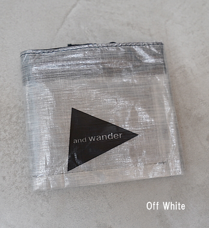 【and wander】アンドワンダー UL wallet with Dyneema ”3Color” ※ネコポス可