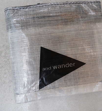 【and wander】アンドワンダー UL wallet with Dyneema ”3Color” ※ネコポス可