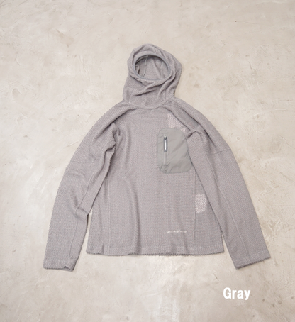 【and wander】アンドワンダー men's alpha direct hoodie 2 "2Color"