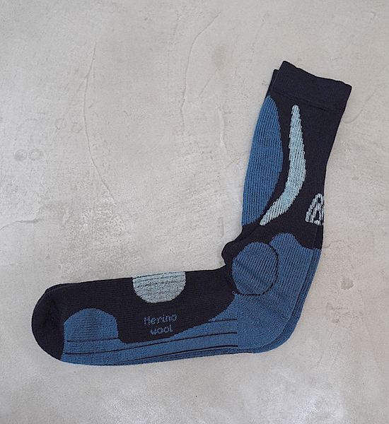 【ACLIMA】アクリマ X-Country Sock "Navy Blazer×Blue Sapphire" ※ネコポス可