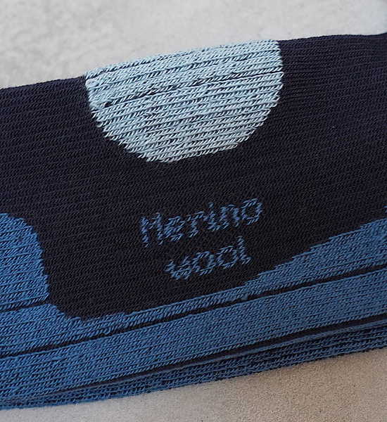 【ACLIMA】アクリマ X-Country Sock "Navy Blazer×Blue Sapphire" ※ネコポス可