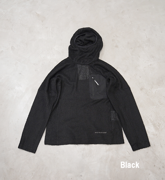 【and wander】アンドワンダー women's alpha direct hoodie 2 "2Color"