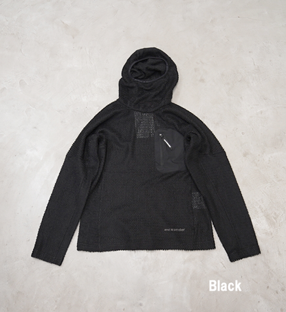 【and wander】アンドワンダー women's alpha direct hoodie 2 "2Color"