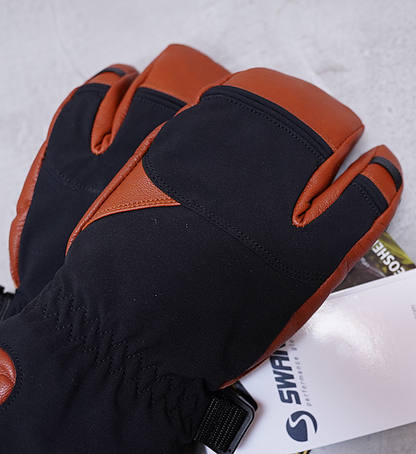【SWANY】スワニー Women's 970 GTX 3 Finger Mitt "BK×CRM"