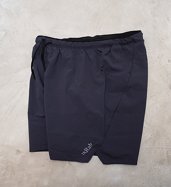【Rab】ラブ men's Talus Active Shorts "Ebony" ※ネコポス可