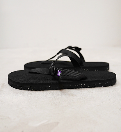 【THE NORTH FACE PURPLE LABEL】ノースフェイスパープルレーベル Field Webbing Sandal "Black"