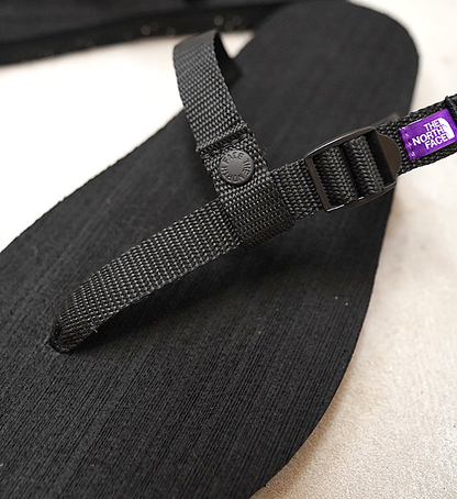 【THE NORTH FACE PURPLE LABEL】ノースフェイスパープルレーベル Field Webbing Sandal "Black"