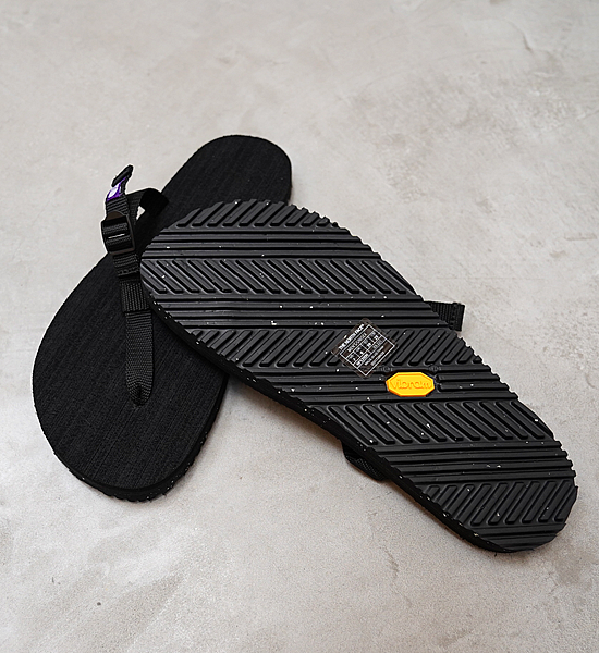 【THE NORTH FACE PURPLE LABEL】ノースフェイスパープルレーベル Field Webbing Sandal "Black"