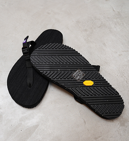 【THE NORTH FACE PURPLE LABEL】ノースフェイスパープルレーベル Field Webbing Sandal "Black"