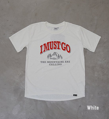 ▽Return to the mountains【BRING×Yosemite】ブリング×ヨセミテ unisex I MUST GO T-Shirt "4Color" ※ネコポス可
