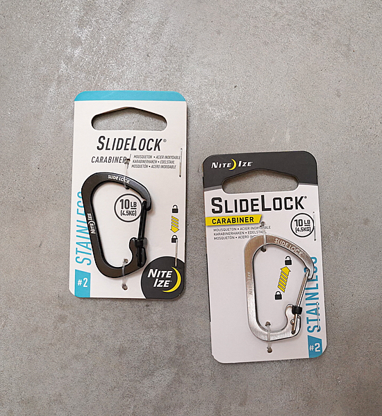 【NITE IZE】ナイトアイズ Slidelock Carabiner ♯2 "2Color" ※ネコポス可