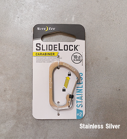 【NITE IZE】ナイトアイズ Slidelock Carabiner ♯2 "2Color" ※ネコポス可
