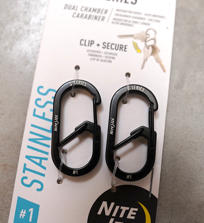 【NITE IZE】ナイトアイズ G Carabiner ＃1 (2個入り) "2Color" ※ネコポス可