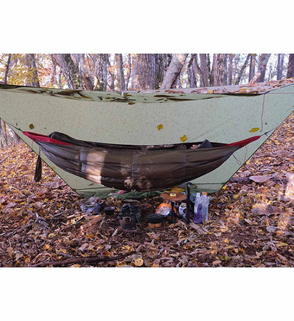 【凌 しのぎ】AXESQUIN ハンモックアンダーキルト 120 "センザイチャ"