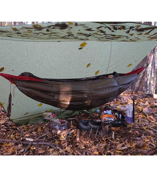 【凌 しのぎ】AXESQUIN ハンモックアンダーキルト 120 "センザイチャ"