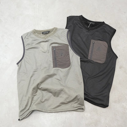 【STATIC】スタティック unisex Adrift Vest "2Color"