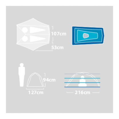 【NEMO Equipment】ニーモイクイップメント Hornet Elite OSMO 2P