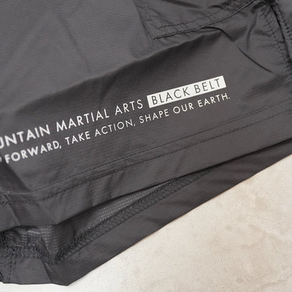 【Mountain Martial Arts】マウンテンマーシャルアーツ  unisex MMABB PERTEX® 7-pockets Run Shorts “Liger” “Black”