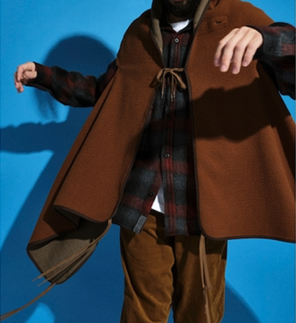 【Mountain Research】マウンテンリサーチ Folks Poncho "2Color"