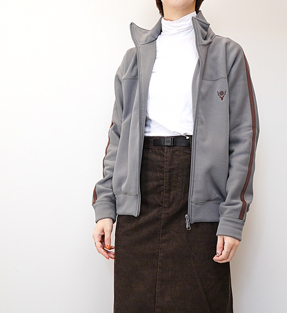 【South2 West8】サウスツーウエストエイト Trainer Jacket-Fleece Lined Jersey "2Color"